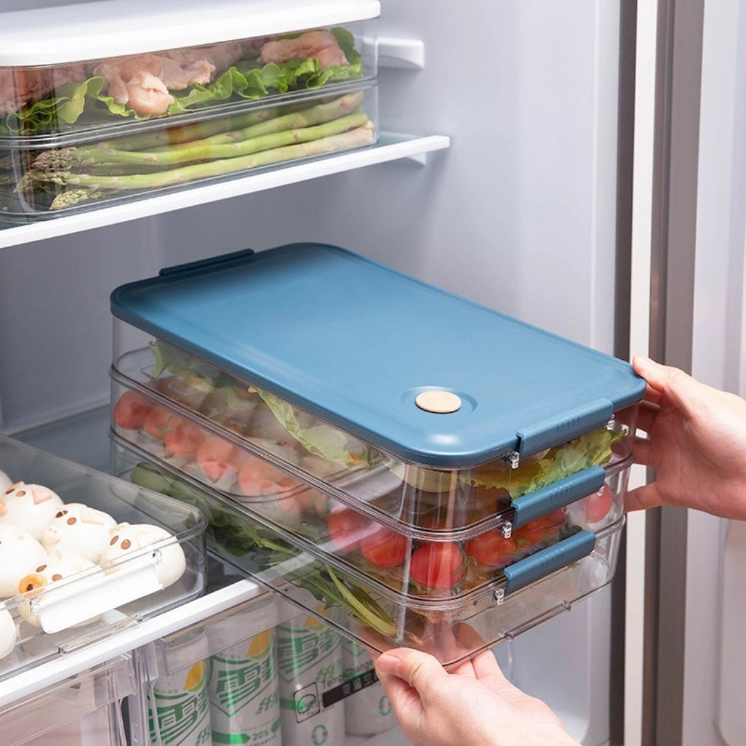 Terrafresh Home Multi-Layer Refrigerator Food Storage Containers with Lid