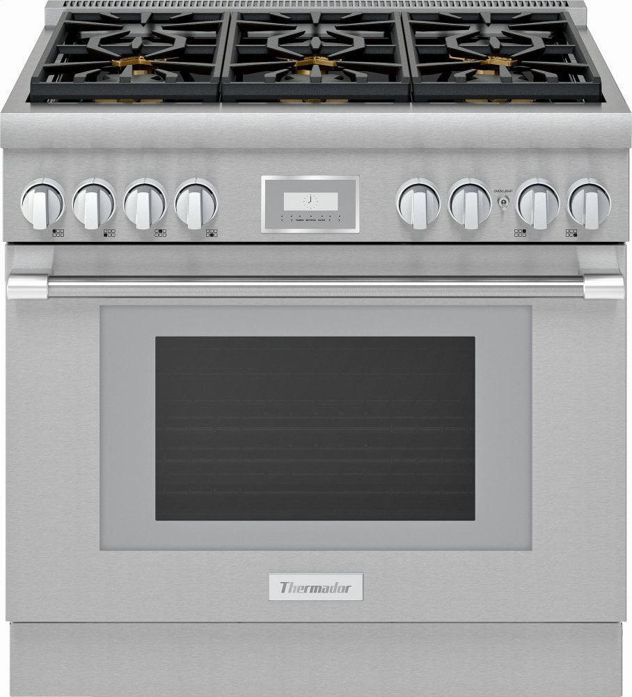 Thermador PRD366WHU 36-Inch Pro Harmony Standard Depth Dual Fuel Range