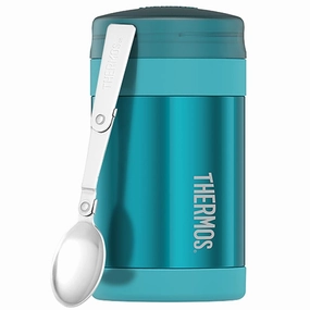 Instant Hot Deal Deal of the Day Thermos Insulated Food Jar 470Ml - Teal