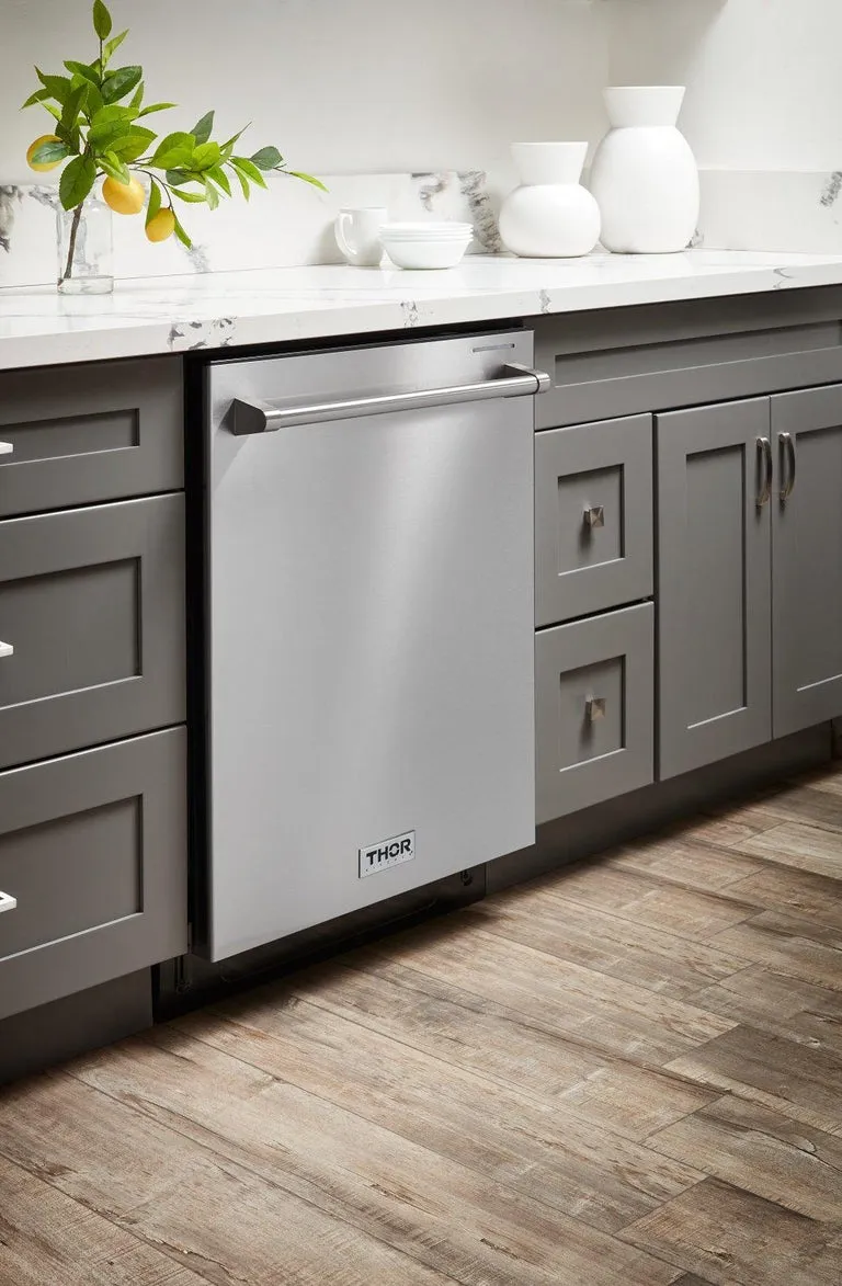 Thor Kitchen 24 inch. Stainless Steel Dishwasher - Energy Star - HDW2401SS