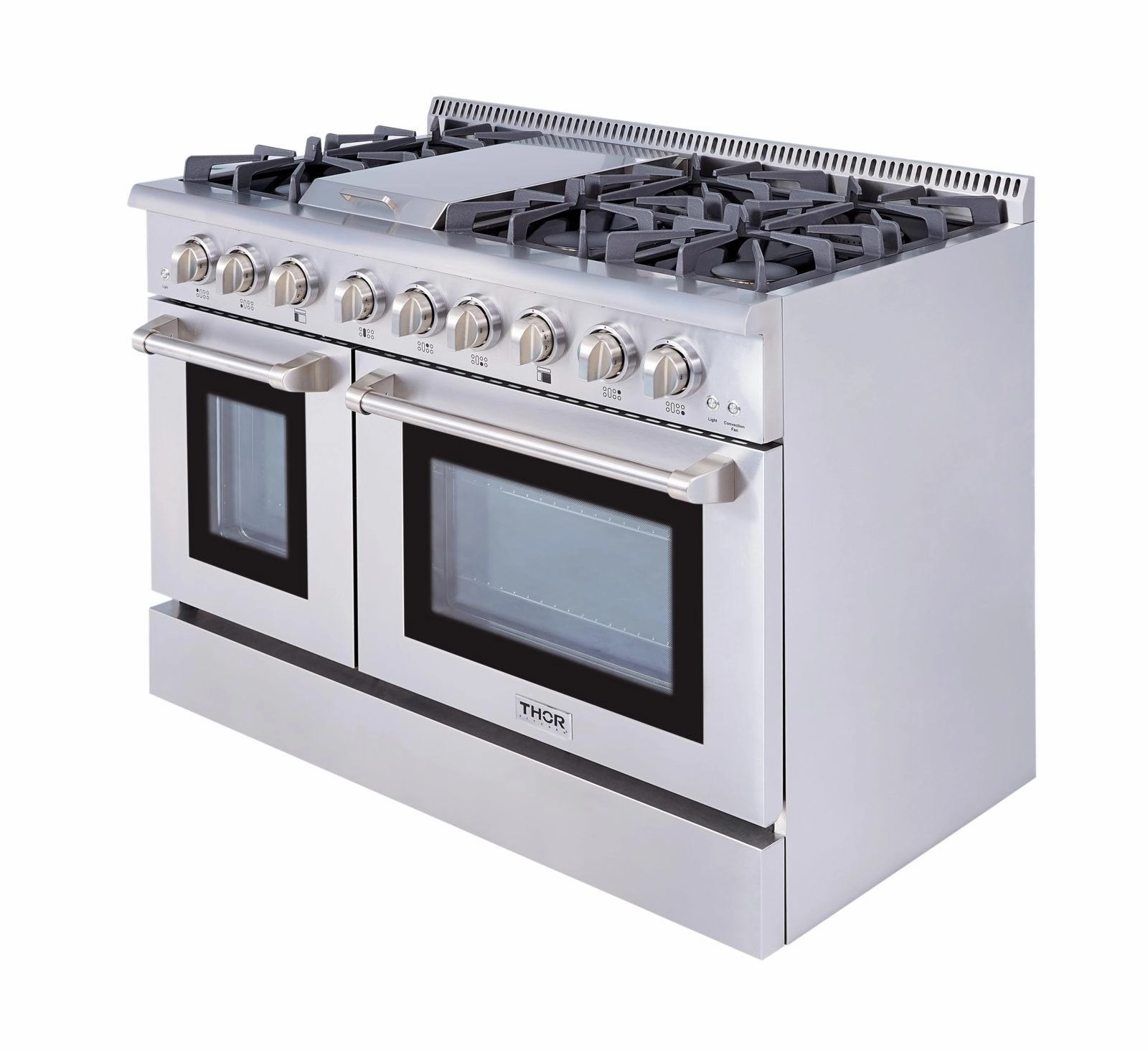 Thor Kitchen HRD4803ULP 48 Inch Professional Dual Fuel Lp Gas Range In Stainless Steel