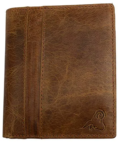 Rfid Blocking Mens Leather Slim Bi-Fold Big Hipster European Wallet Usa Series Gift Box Grab Your Hot Pick