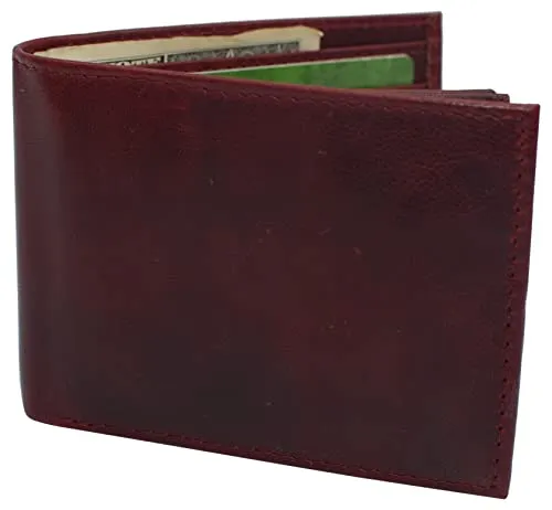 Todays Hot Pick Clearance Sale Now Real Cowhide Leather Mens Wallet Rfid Blocking Multi Card Holder Wallets For Men Bifold Wallet