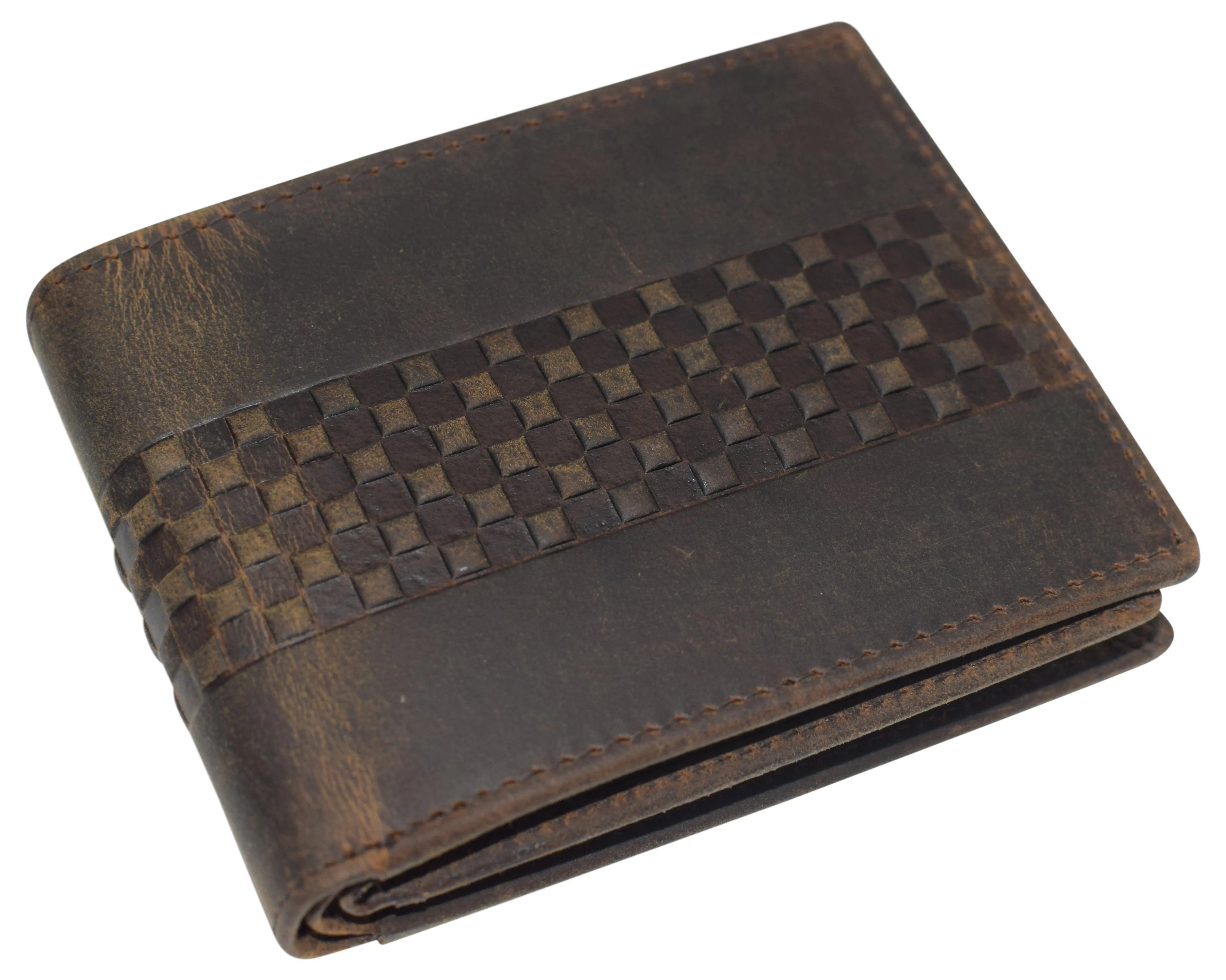 Rfid Blocking Premium Soft Leather Men'S Multi Card Compact Center Flip Bifold Wallet Rfid P 52 (C) Mega Discount Today Flash Deal Today