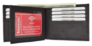 Rfid Blocking Premium Soft Leather Men'S Multi Card Compact Center Flip Bifold Wallet Rfid P 52 (C) Big Sale Today Instant Savings Inside