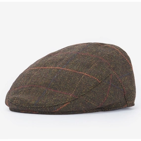 Dont Miss This Offer Hot Offer Frenzy Barbour Wilkin Mens Tweed Flat Cap - Olive Herringbone