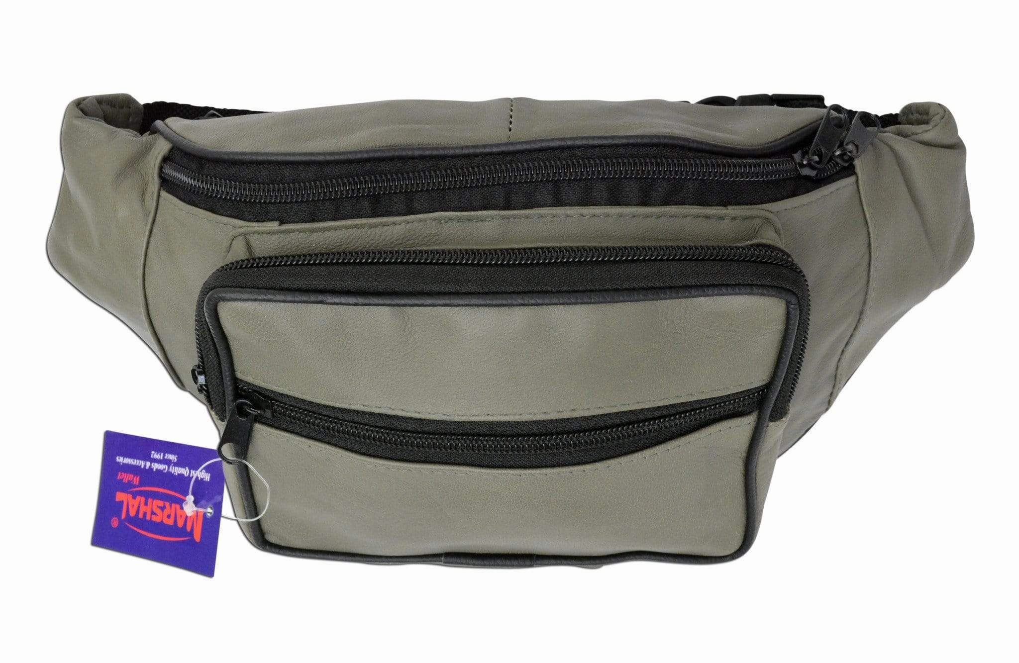 GiftWorthy Sale Todays Hot Savings Genuine Leather Waist Fanny Pack Belt Bag Pouch Travel Hip Purse Men Women Many Colors 005C (C)