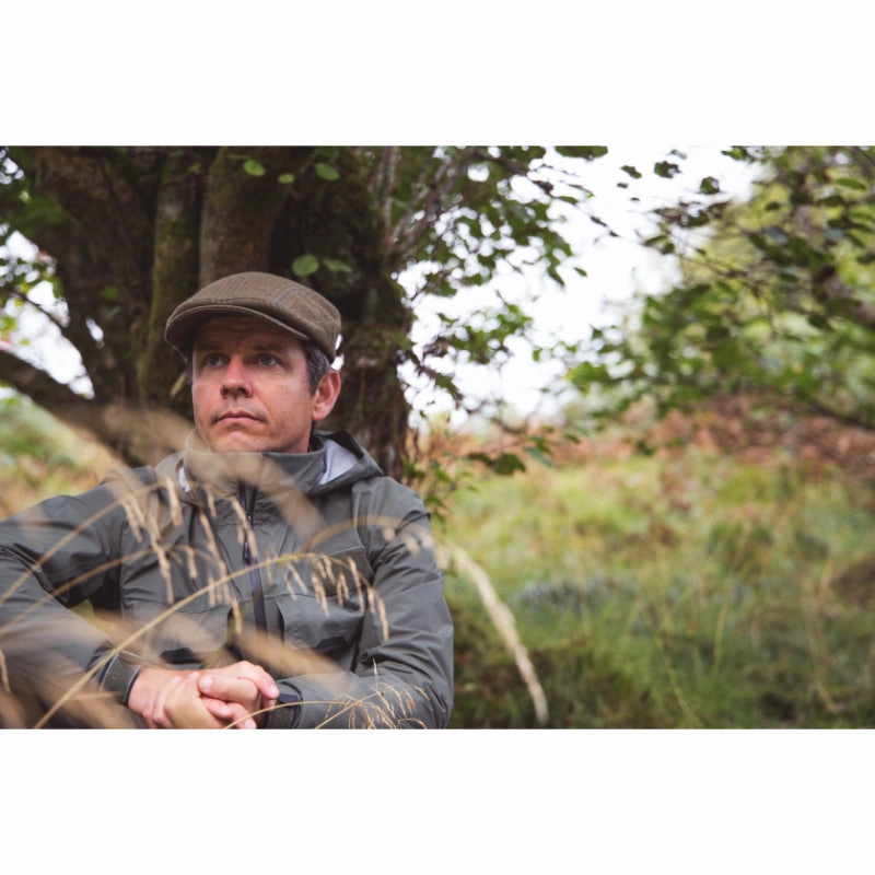 Schoffel Ptarmigan Countryman Tweed Flat Cap - Buckingham Tweed Limited Stock Deals GiftWorthy Sale