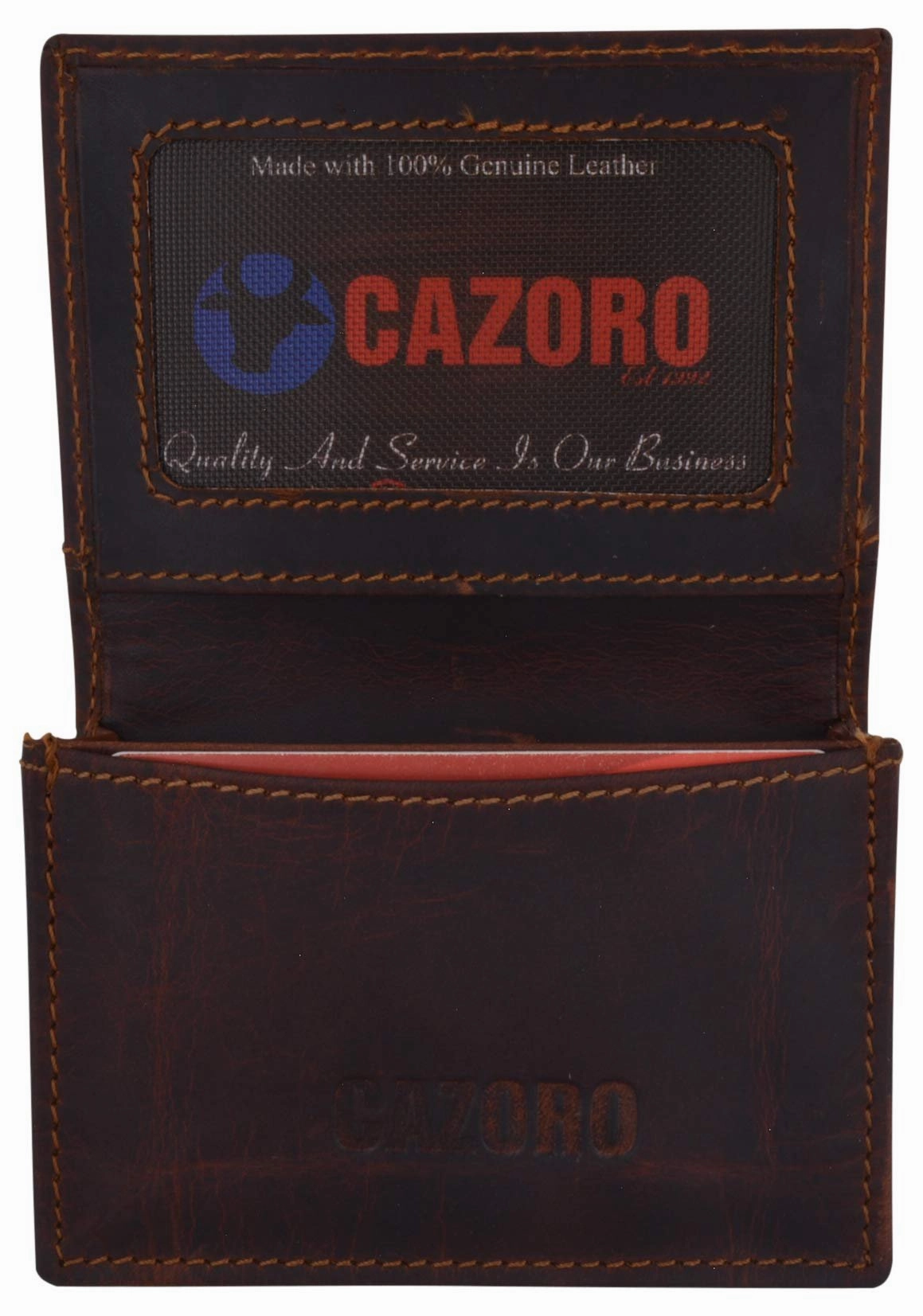 MustHave Clearance Clearance Steal Today Rfid Premium Vintage Leather Men'S Expandable Credit Card Id Holder Wallet
