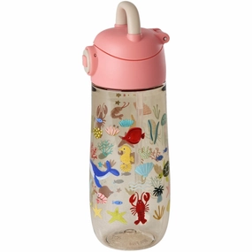 Hot Offer Ending Soon Flash Sale Alert Rice Coral Ocean Print Plastic Kids Drinking Bottle 550 Ml
