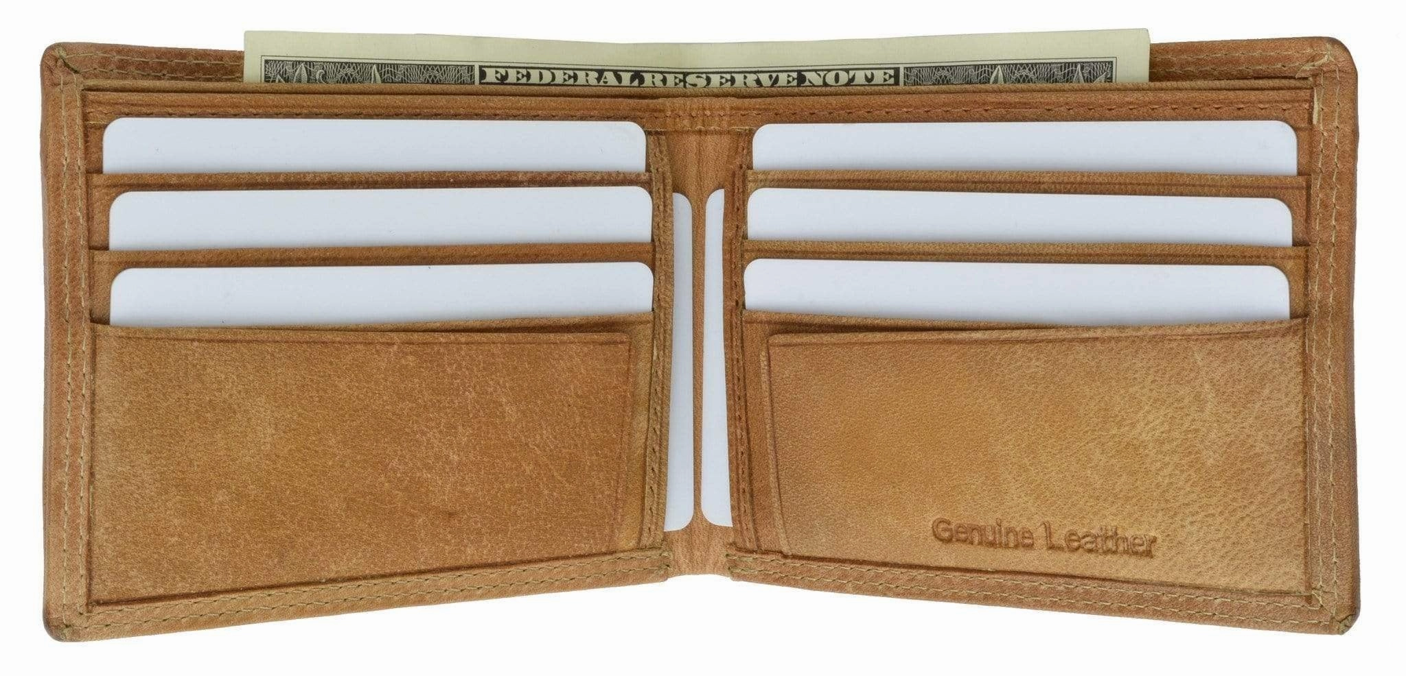 Hunter Leather Series Slim Trim Mens Bifold Wallet Hu 1308 Best Price Online Today Only Discount