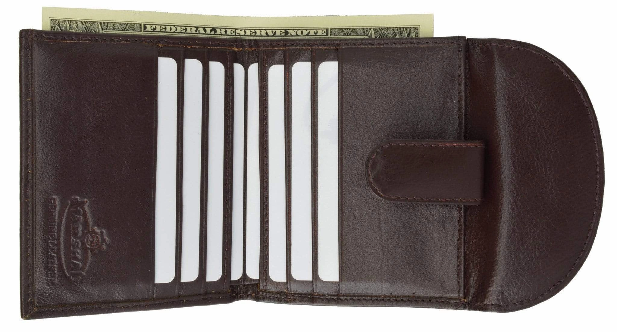Limited Stock Alert Best Deal Today Ladies Genuine Leather Mini Wallet Bifold Snap Enclosure 521 Cf (C)