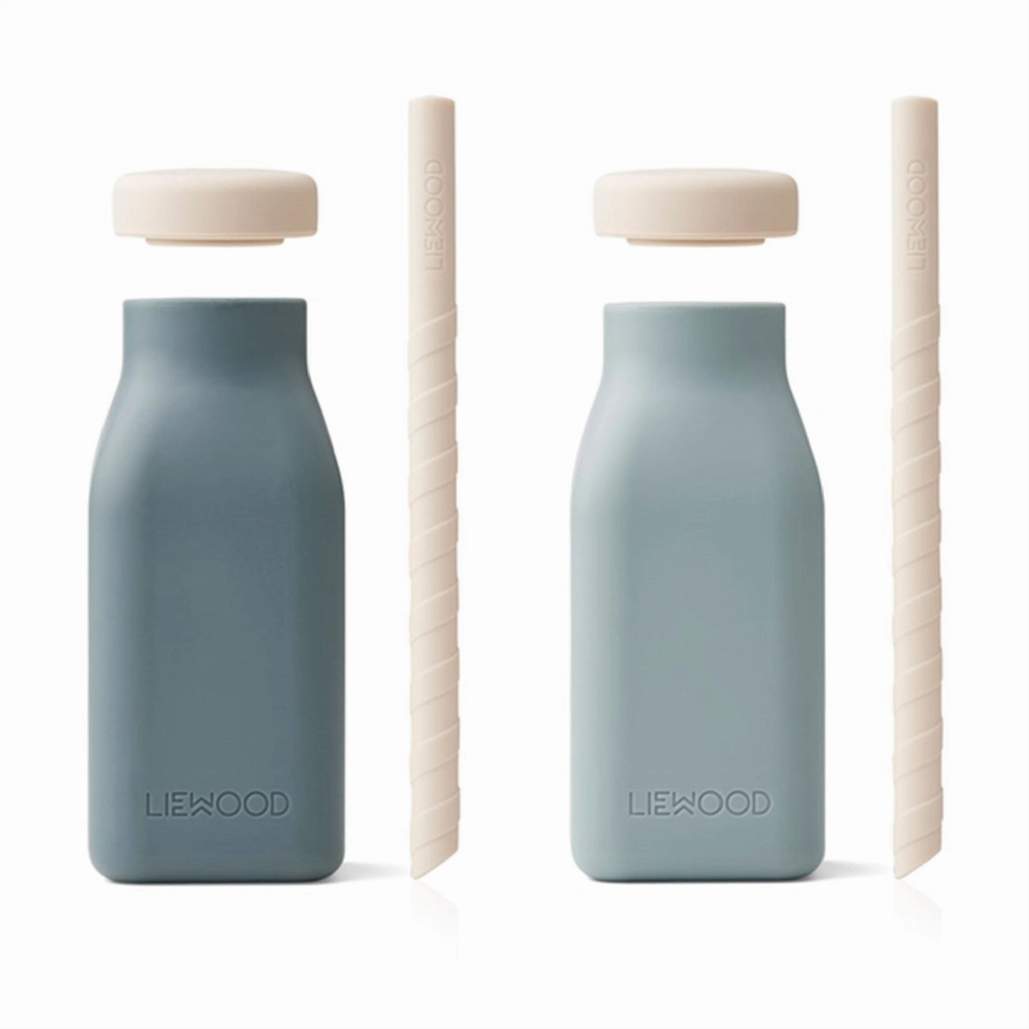 Online Exclusive Deal Shop Now Save Liewood Erika Milkshake Bottle 2-Pack Blue Mix