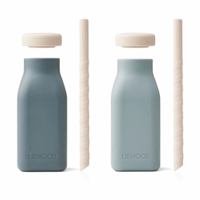 Online Exclusive Deal Shop Now Save Liewood Erika Milkshake Bottle 2-Pack Blue Mix