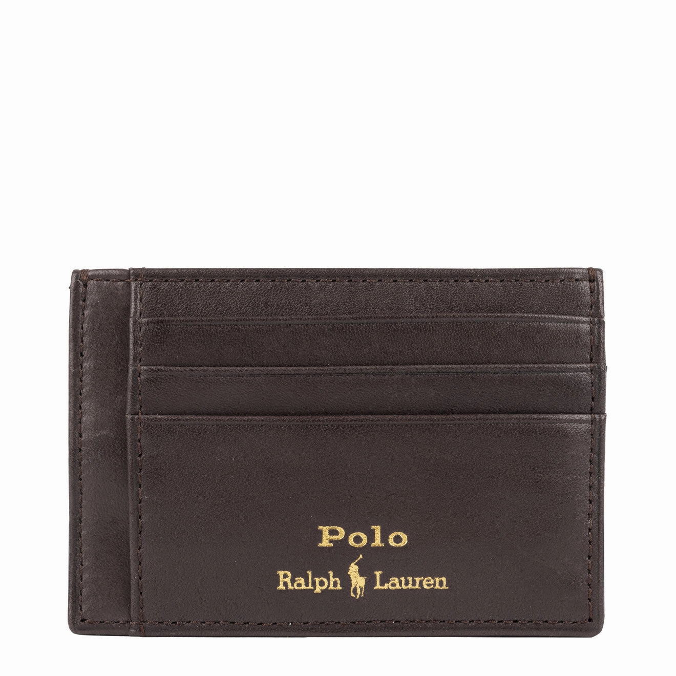 Todays Best Deal Polo Ralph Lauren Small Leather Card Case Brown