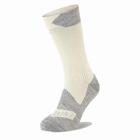 Sealskinz Raynham Wp Sock Cream / Grey Marl Shop the Best Deals Special Steal Event