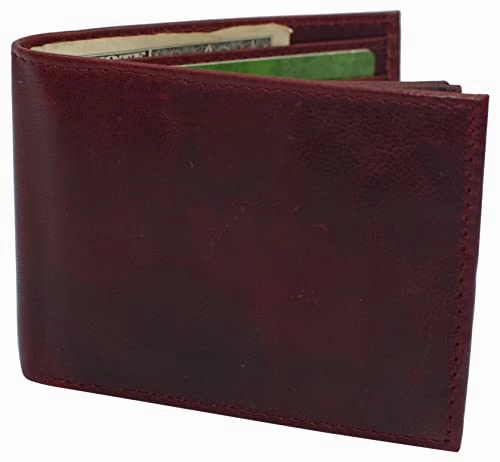 Todays Hot Pick Clearance Sale Now Real Cowhide Leather Mens Wallet Rfid Blocking Multi Card Holder Wallets For Men Bifold Wallet