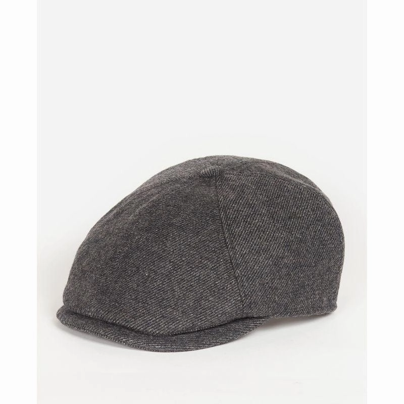 Exclusive Hot Pick Barbour Claymore Mens Bakerboy Hat - Charcoal Grey
