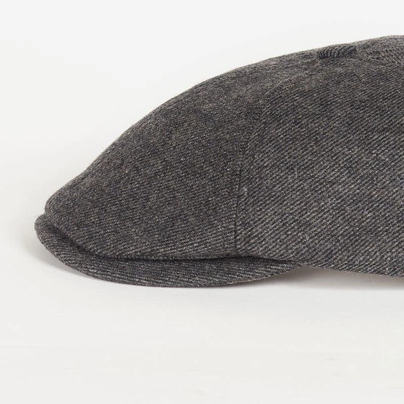 Barbour Claymore Mens Bakerboy Hat - Charcoal Grey Shop Save Big