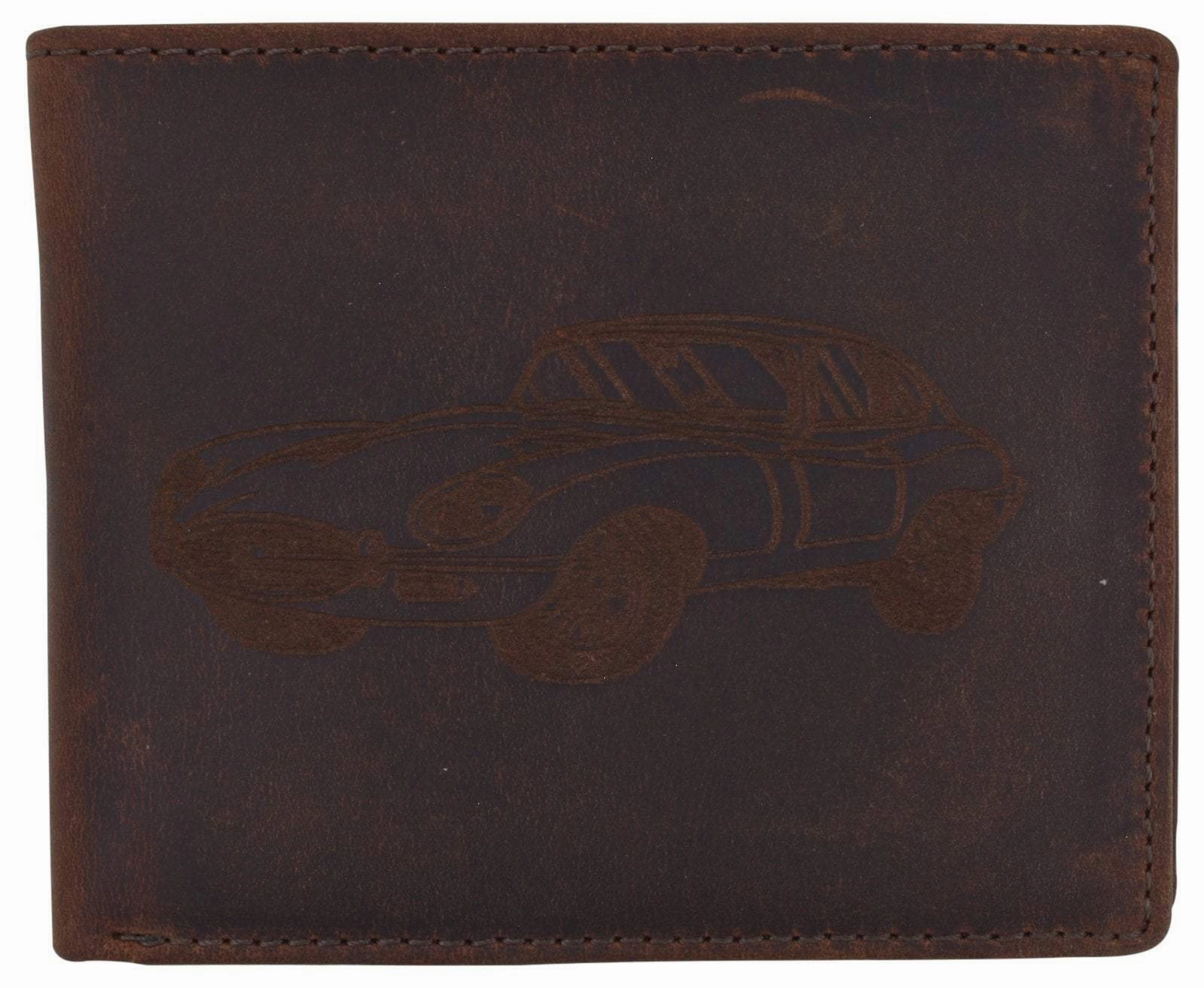 Dont Miss This Deal Mens Shelby Cobra Car Logo Rfid Leather Bifold Flap Card Id Holder Wallet
