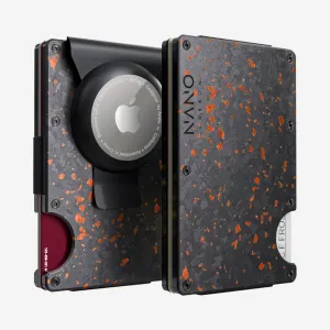Airtag Money Clip Wallet (Nero/Arancione) Special Surprise Sale