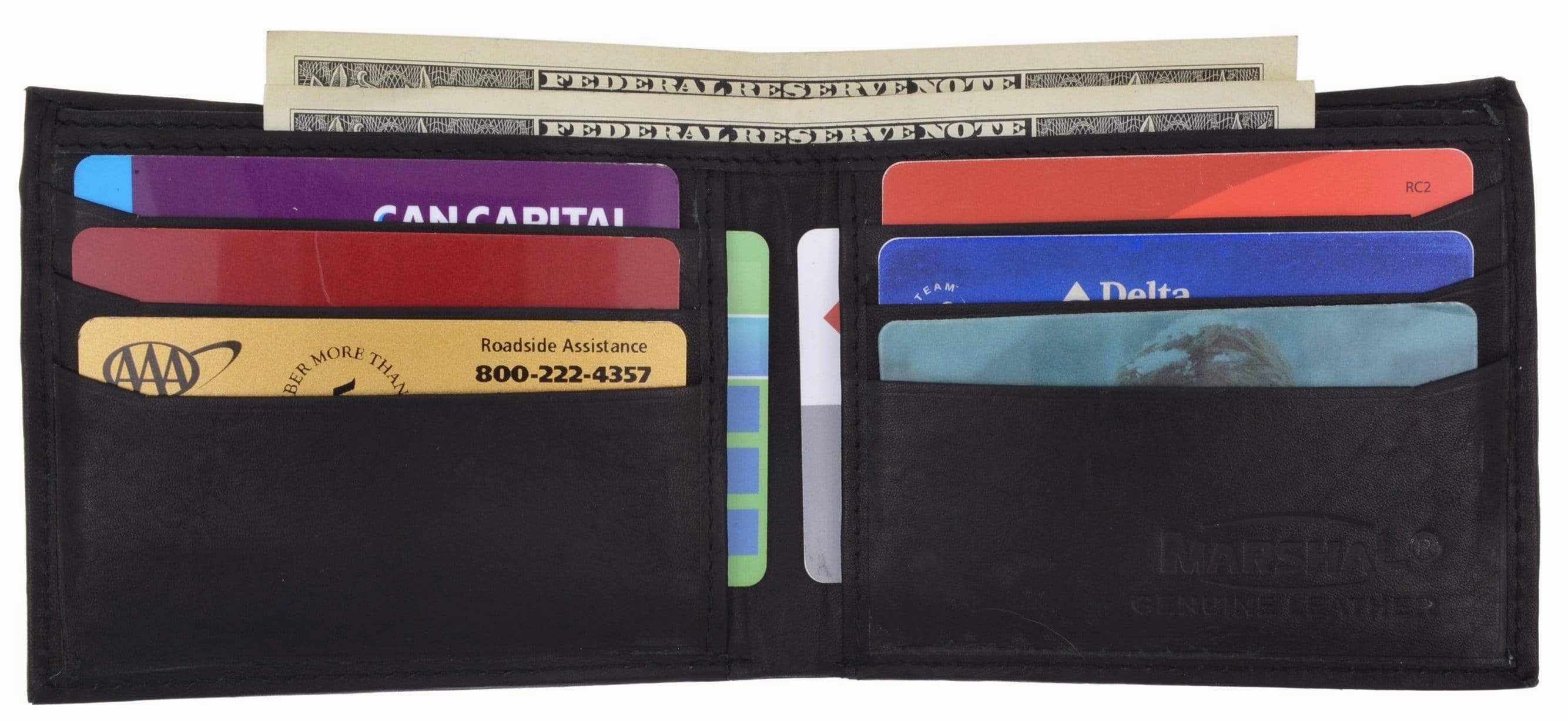 Big Sale Today MustHave Deal Mens Simple Classic Genuine Leather Bifold Wallet 58 Cf