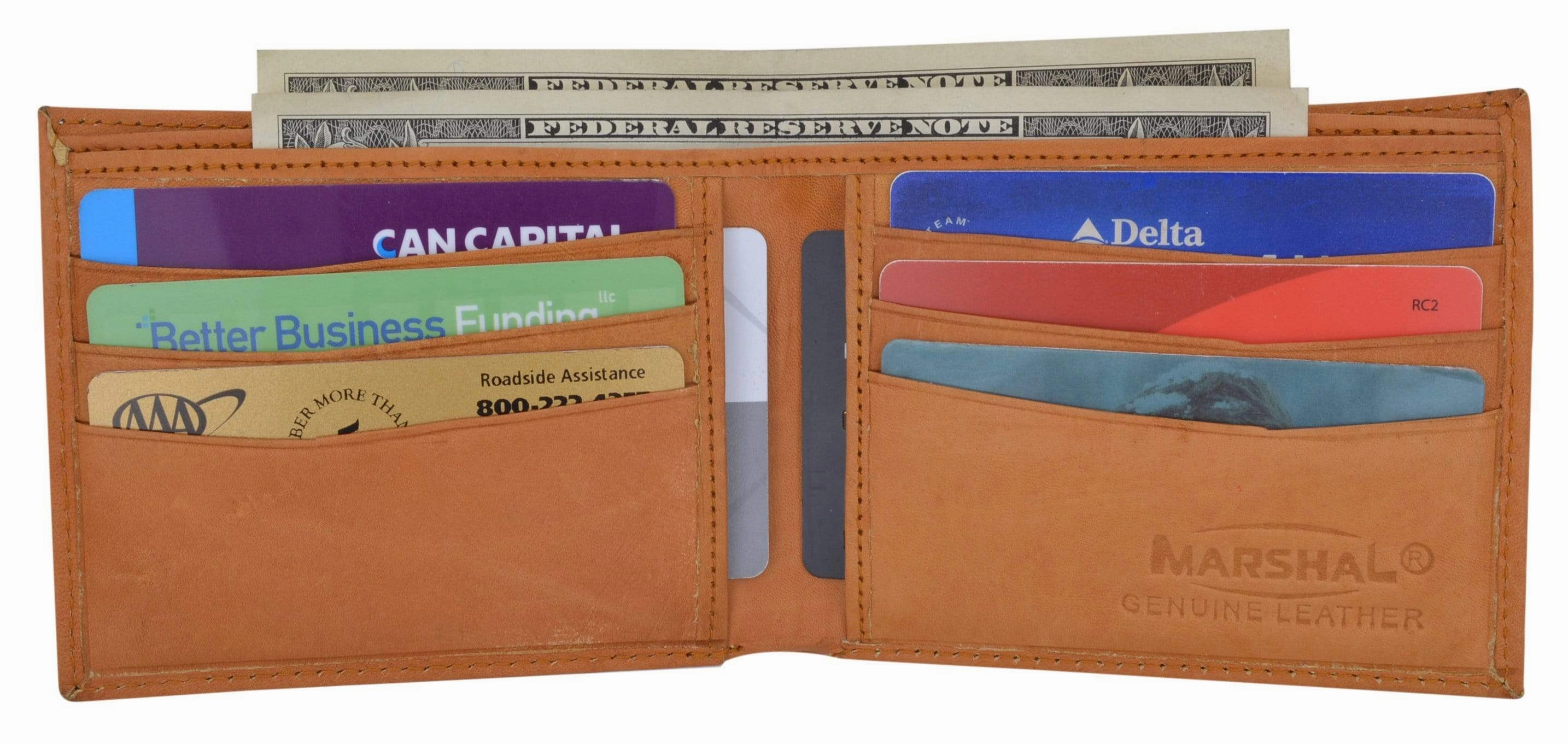 Mens Simple Classic Genuine Leather Bifold Wallet 58 Cf Daily Deal Frenzy Price Drop Alert