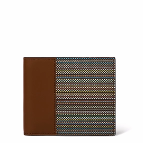 Clearance Event Paul Smith Coated Canvas Wallet Signature Stripe