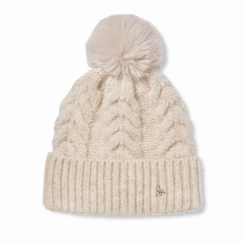 Hicks & Brown Langham Beanie - Oatmeal Big Savings Today