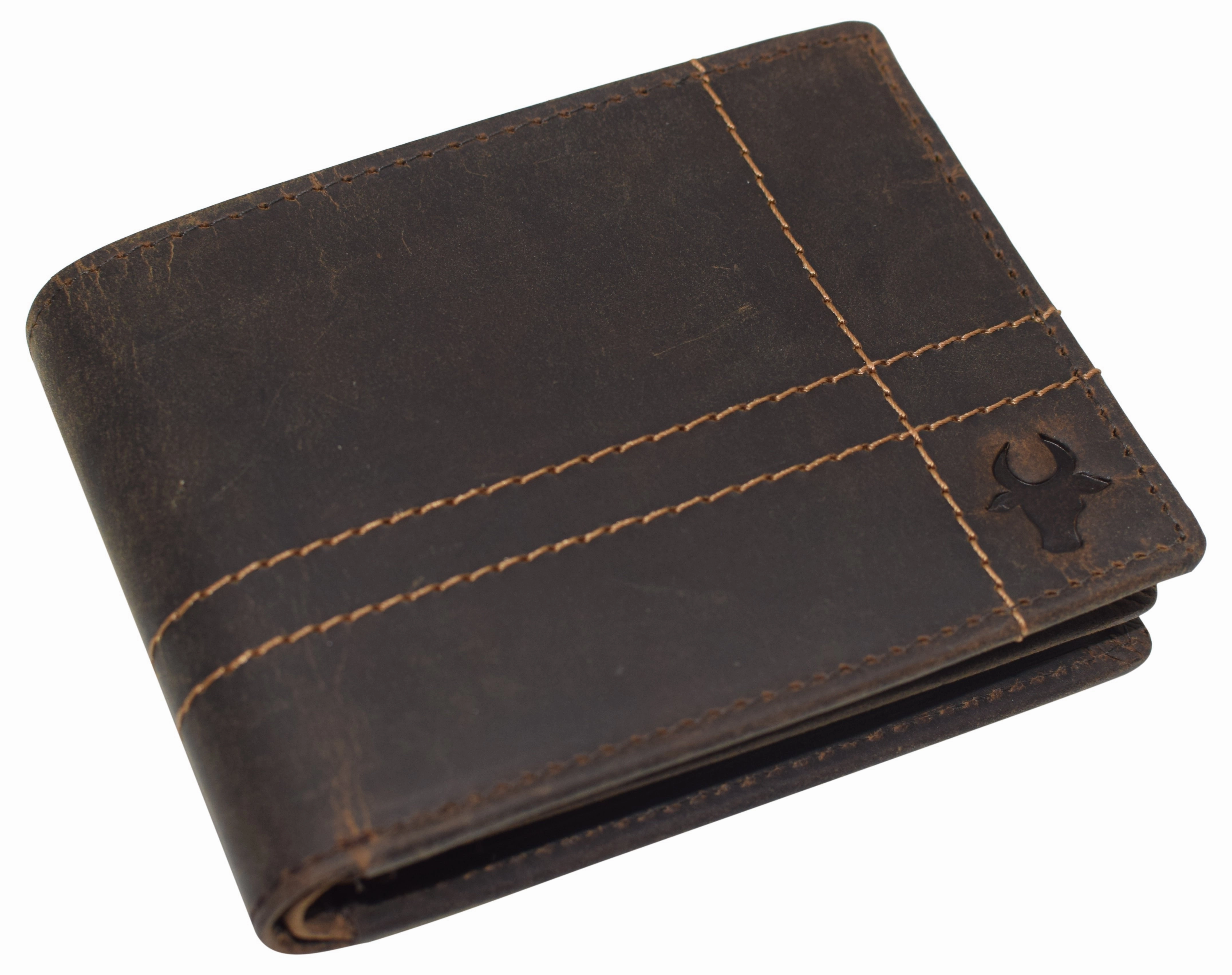 Today Only Discount Alert Cazoro Wallet For Mens Vintage Genuine Leather Rfid Blocking Bifold Men Distressed Wallet