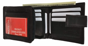 Shop Save Big Extra Capacity Genuine Cowhide Leather Bifold Expandable Trifold Wallet 2092 Cf
