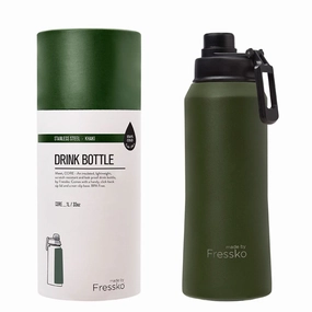 Fressko Insulated Stainless Steel Bottle Core 1L  Sip Lid Shop Hot Deals Dont Miss This Deal