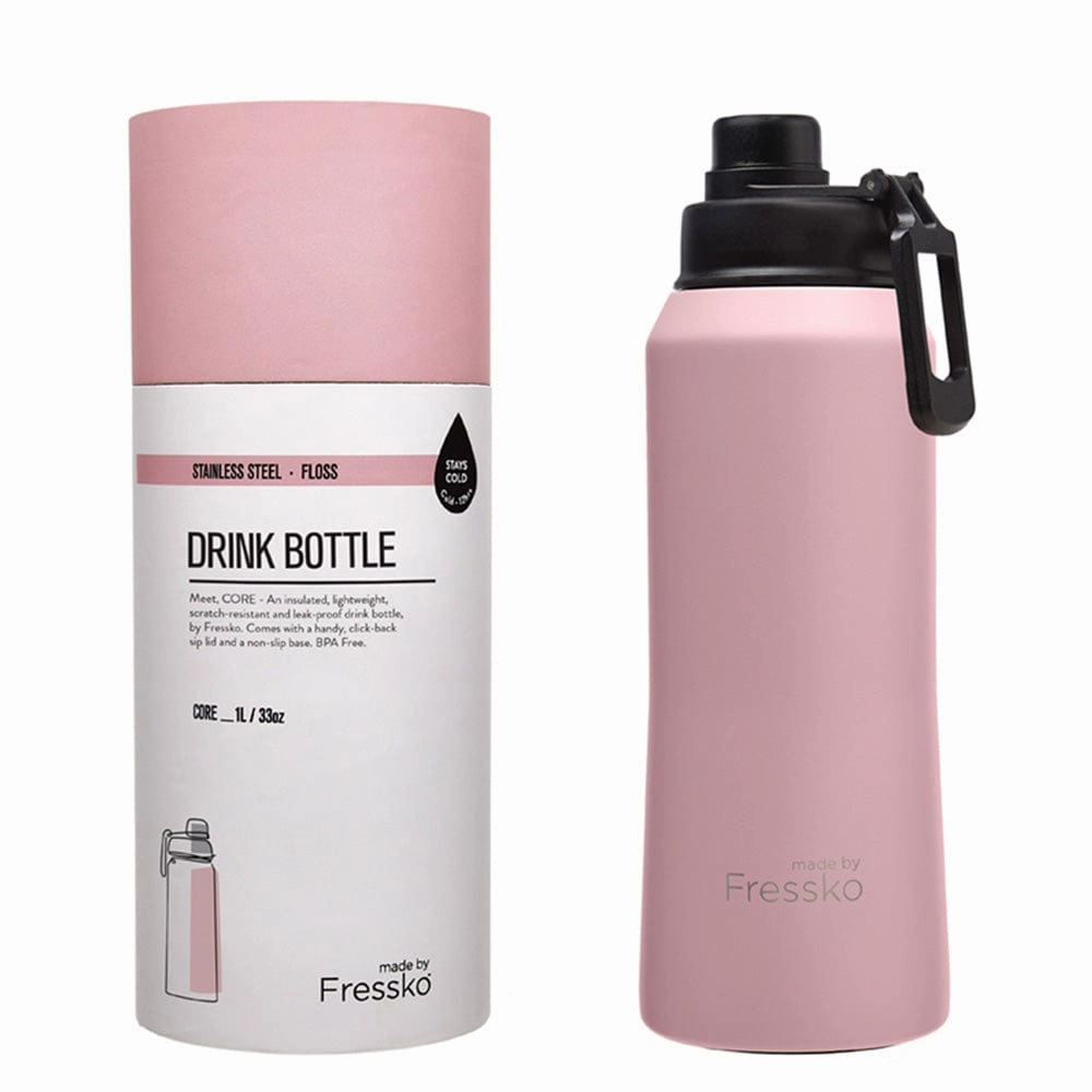 Fressko Insulated Stainless Steel Bottle Core 1L  Sip Lid Limited Time Discount