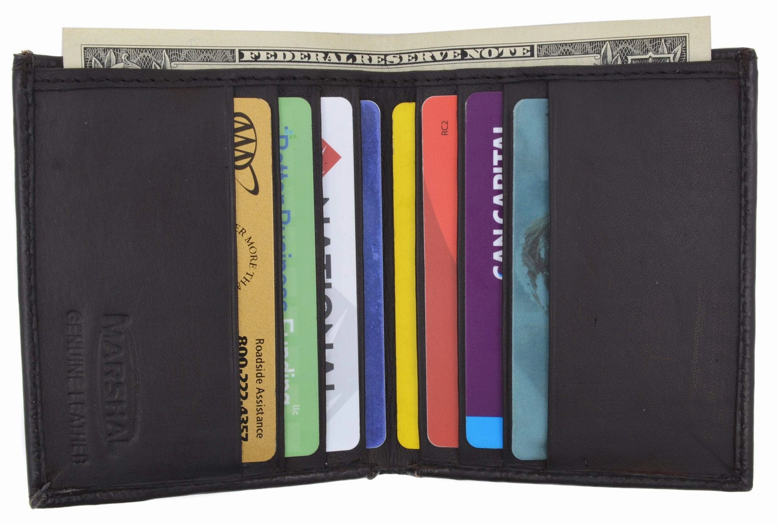 Trending Deals Today Flash Offer Today Mens Lamb Leather Credit Card Holder Wallet 1151