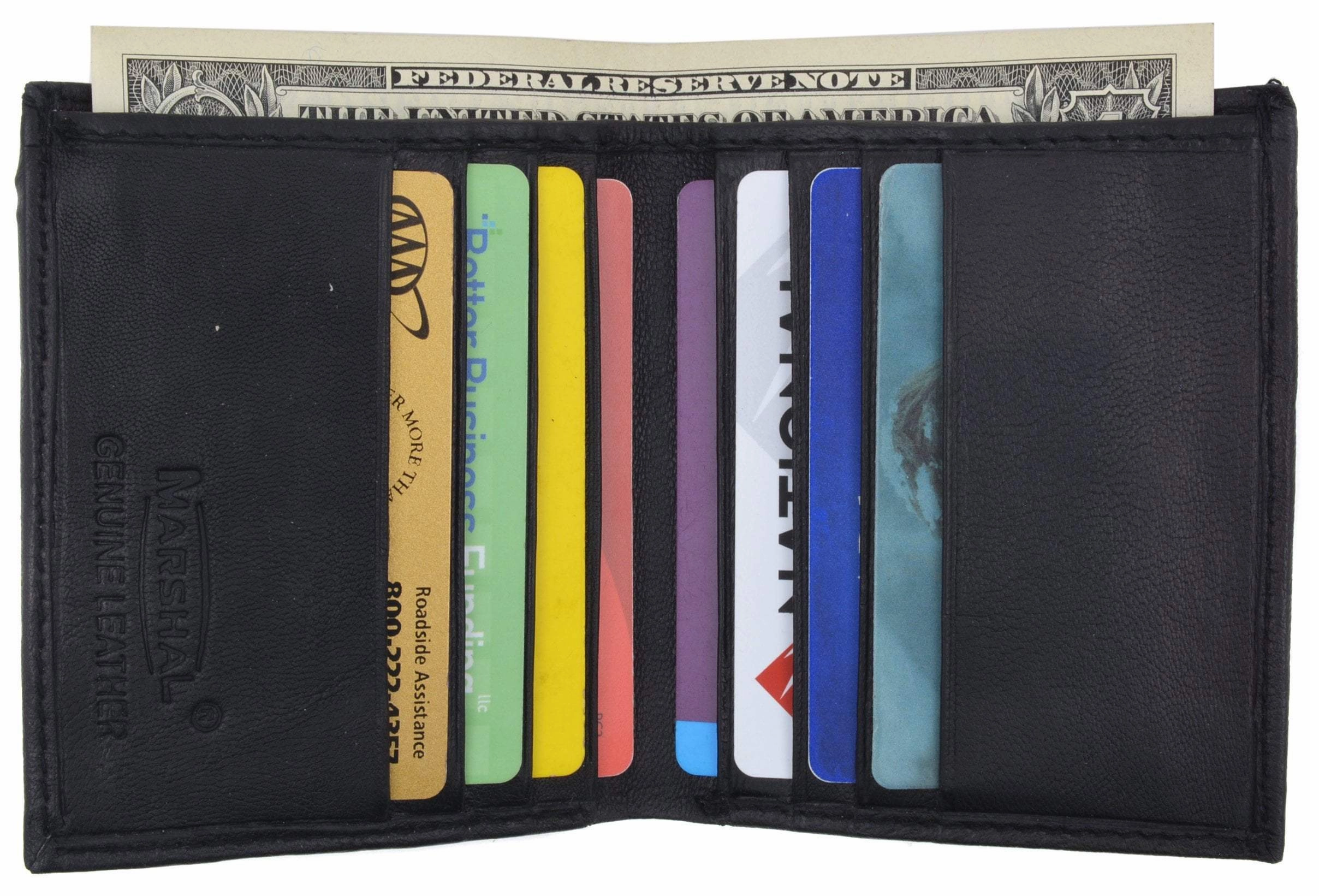 Flash Offer Today Todays Hot Pick Mens Lamb Leather Credit Card Holder Wallet 1151