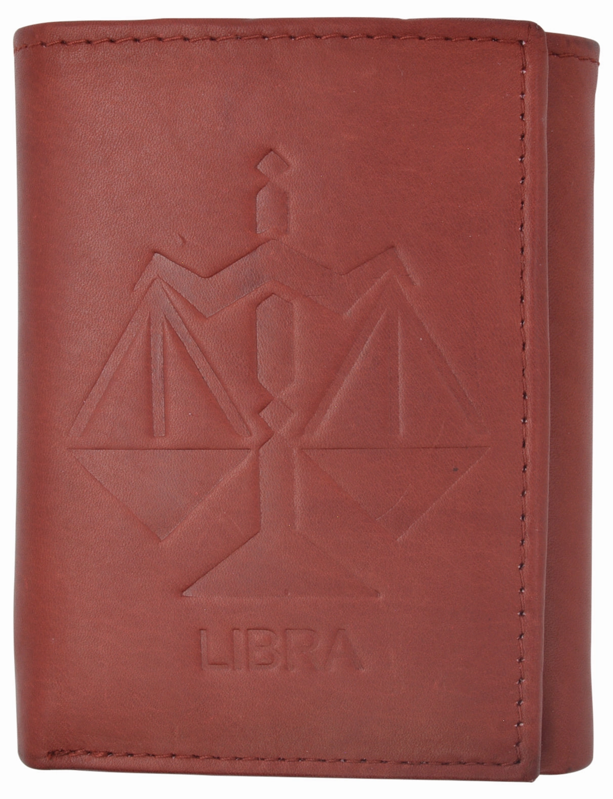 Libra Zodiac Sign Bifold Trifold Genuine Leather Men'S Wallets MustShop Sale