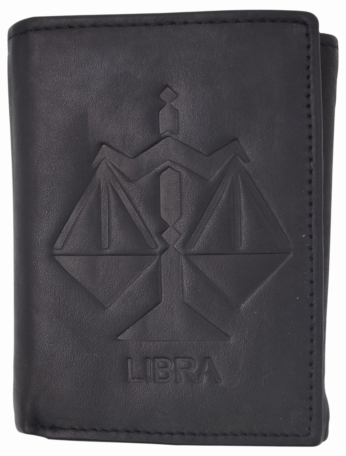 Libra Zodiac Sign Bifold Trifold Genuine Leather Men'S Wallets Todays Trending Deals