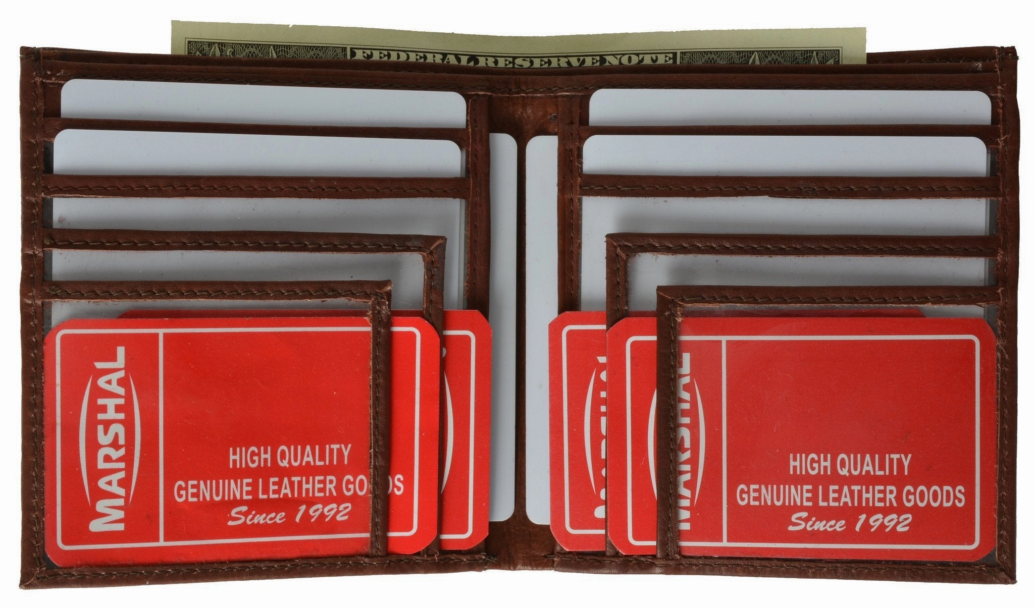 Top Grain Extra Capacity Leather Bifold Wallet With Credit Card Slots 3502 Cf Clearance Event Today Hot Sale Frenzy