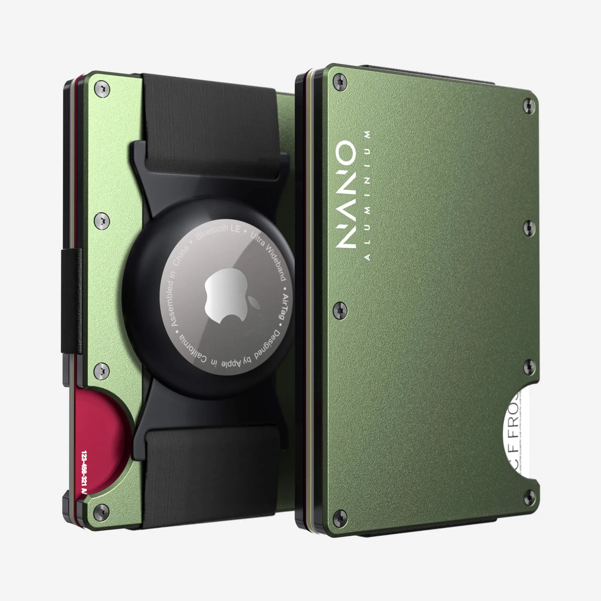 Save Today Only EndofWeek Deals Airtag Cash Strap Wallet (Heritage Green)