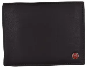Shop the Savings Now Swiss Marshall Mens Leather Rfid Bifold Wallet 2 Id Windows Divided Bill Section