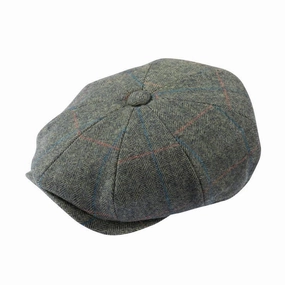 Alan Paine Combrook Ladies Tweed Bakerboy Cap - Spruce Today Only Steal