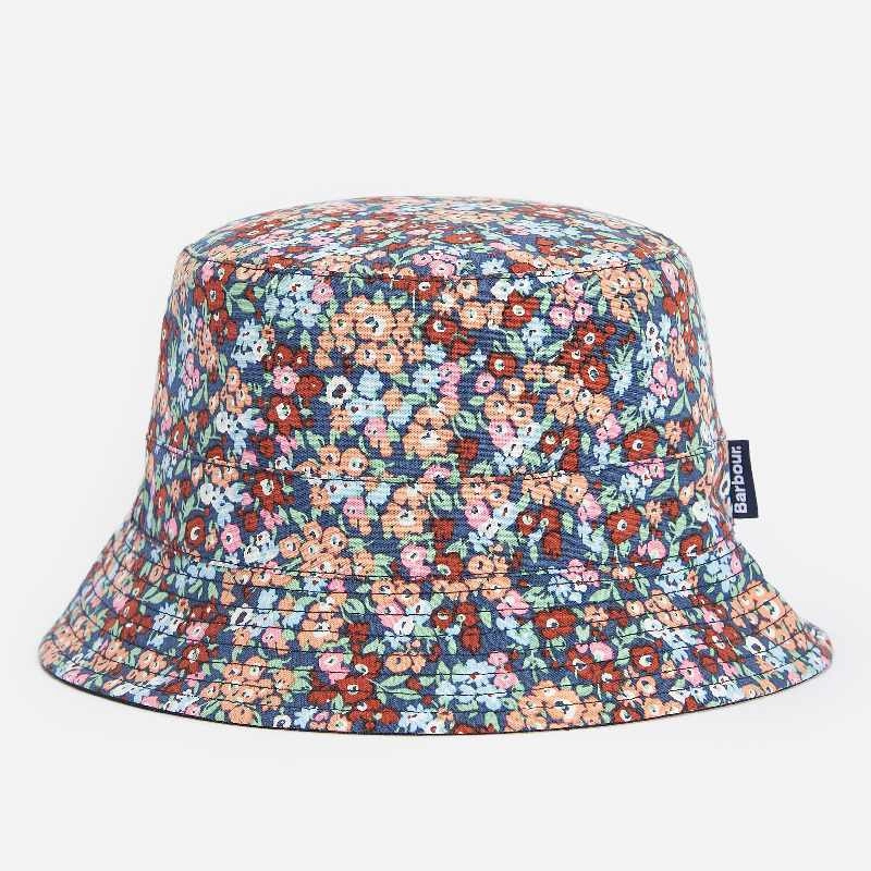 Online Exclusive Offer Barbour Adria Reversible Ladies Bucket Hat - Navy