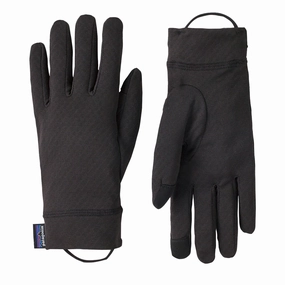 Patagonia Cap Midweight Liner Gloves Black Trending Hot Deal