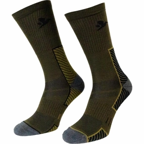 Seeland Field Merino 2 Pack Socks - Pine Green/Military Olive Mega Discount Event Hot Sale Frenzy