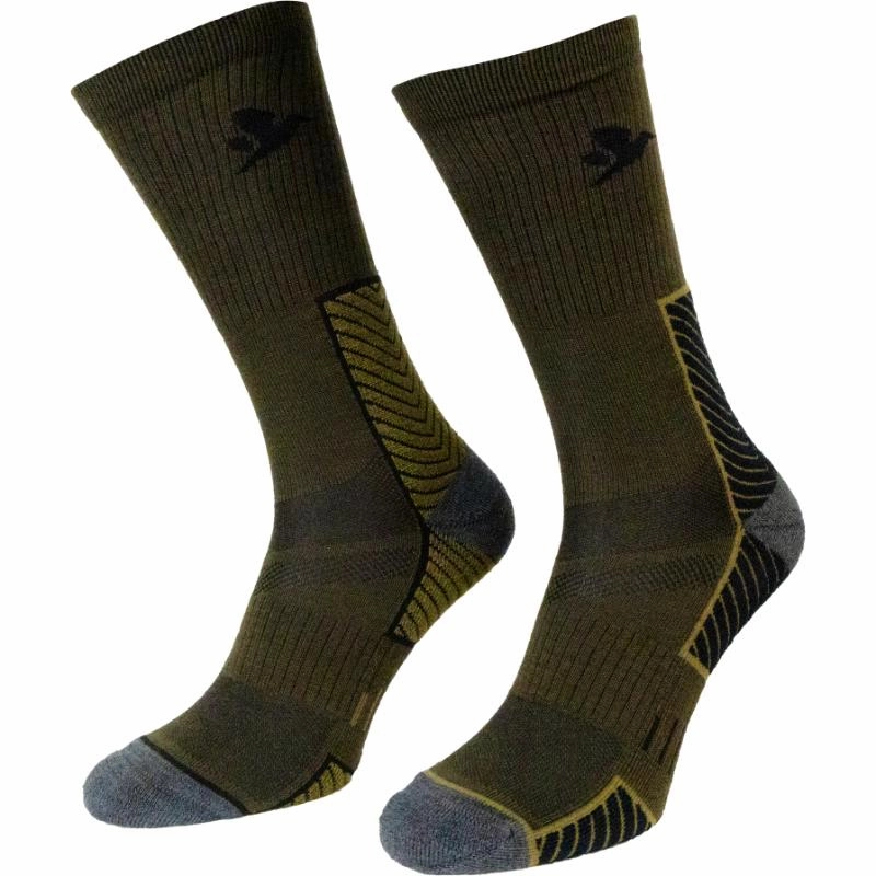 Seeland Field Merino 2 Pack Socks - Pine Green/Military Olive Mega Discount Event Hot Sale Frenzy