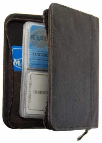 Medium Genuine Leather Zip Around Business Credit Card Holder 2670 Cf (C) Best Seller Deal
