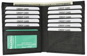 Premium Lambskin Leather Bifold Hipster Credit Card Wallet P 2502 (C) Unmissable Deal Today Todays Best Deal