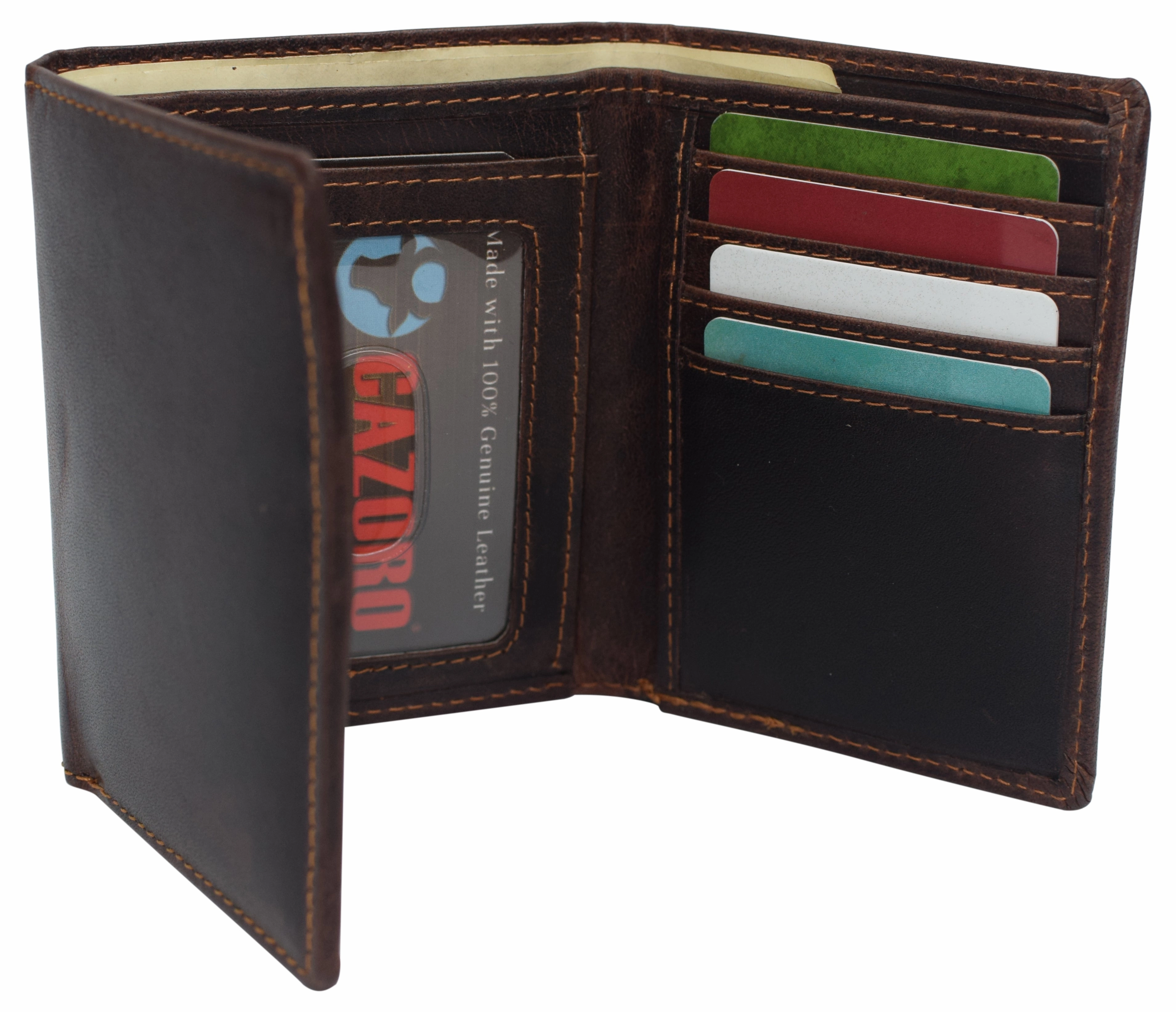 Special Deal Frenzy Trifold Wallets For Men Rfid - Leather Slim Mens Wallet With Id Window Front Pocket Wallet Gifts For Men