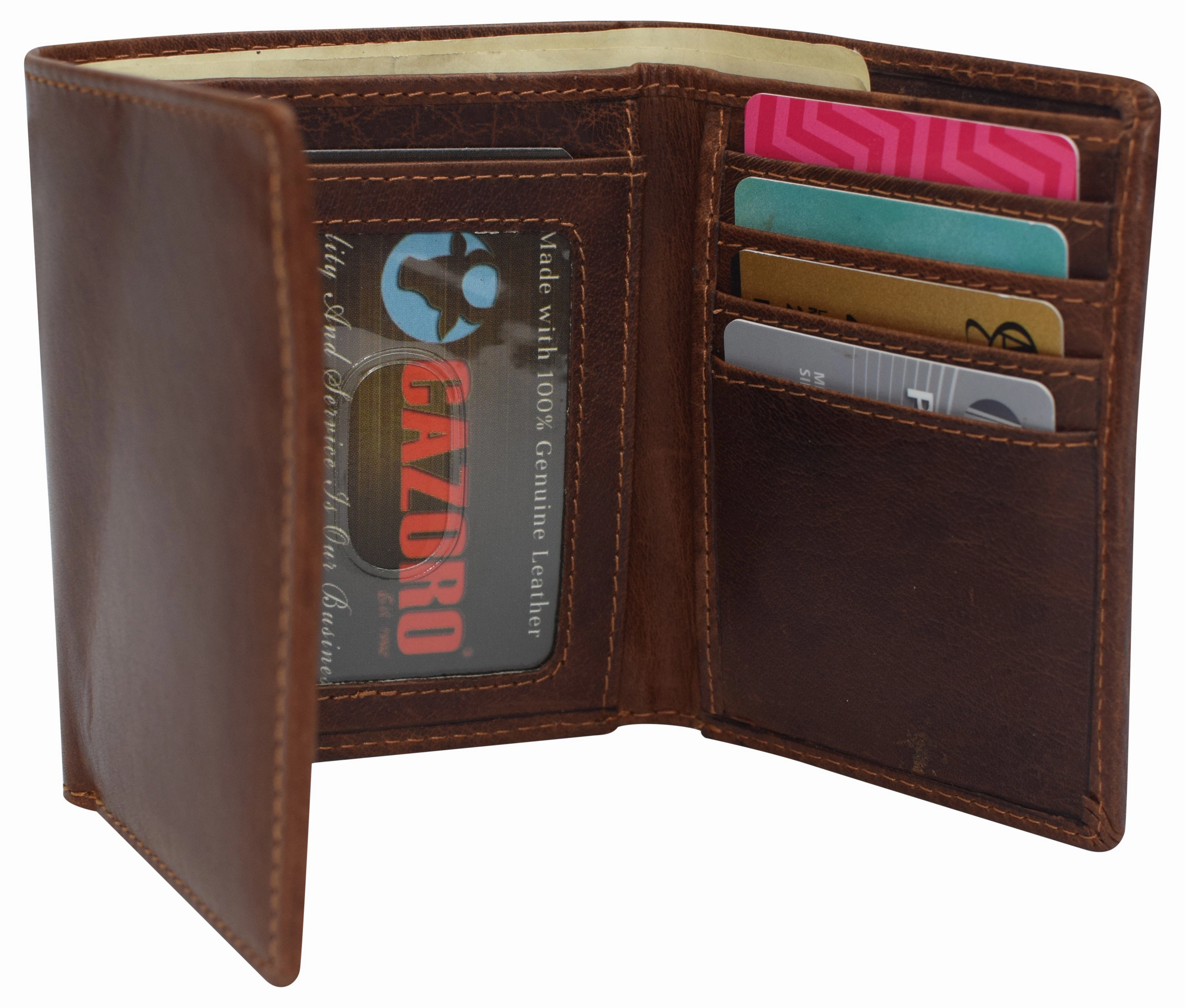 Trifold Wallets For Men Rfid - Leather Slim Mens Wallet With Id Window Front Pocket Wallet Gifts For Men Todays Mega Savings Limited Stock Deals