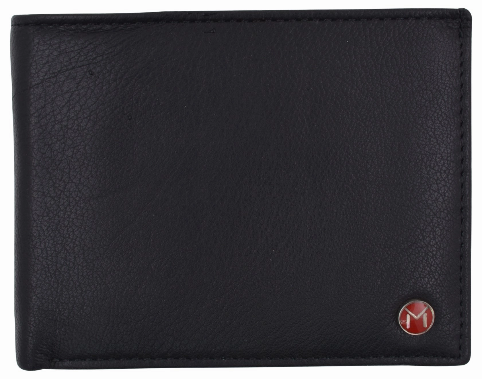 Swiss Marshall Mens Leather Rfid Bifold Wallet 2 Id Windows Divided Bill Section Limited Stock Deals